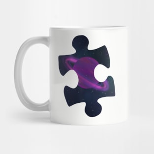 Autism Space puzzle piece Mug